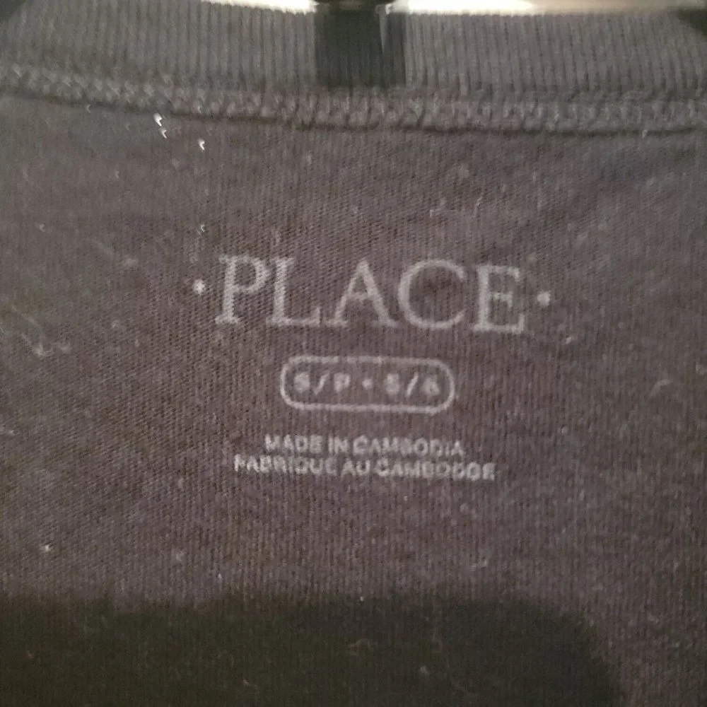 The Children's Place Boys Back Gray Limit Less Pullover T-Shirt Size 5/6
